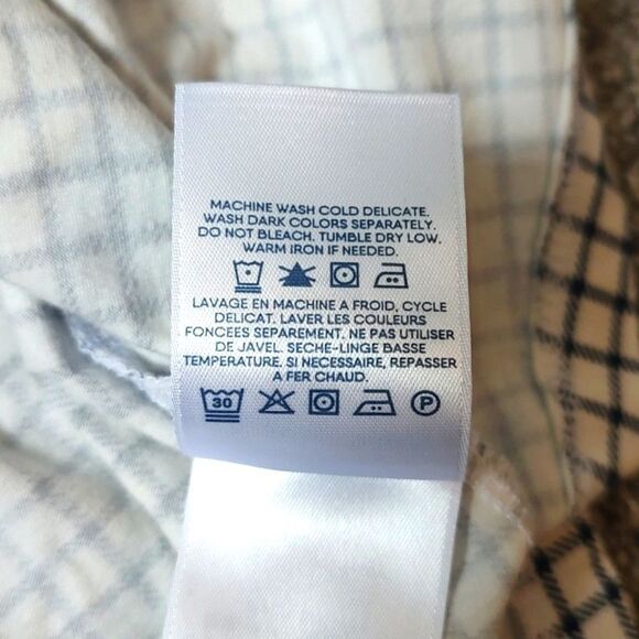 Lands' End Women's Size Medium (10-12) Button Down Casual‎ Top - Picture 9 of 9